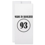 ~ Made in Banlieue ~ Customized Rack Card
