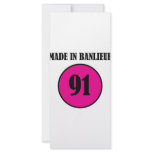 ~ Made in Banlieue ~ Personalized Rack Card