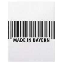 made in Bayern barcode icon Custom Letterhead