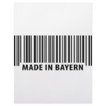 made in Bayern barcode icon Custom Letterhead