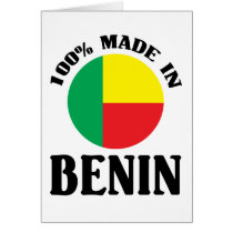 Made In Benin Greeting Card