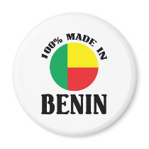 Made In Benin Fridge Magnet