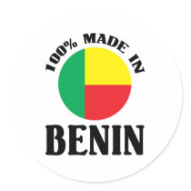 Made In Benin Stickers