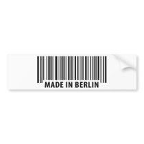 made in Berlin icon Bumper Sticker
