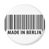 made in Berlin icon Refrigerator Magnet