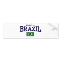 Made In Brazil bumper stickers