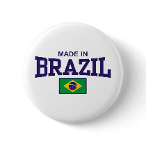 Made In Brazil Pinback Button