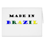 Made in Brazil Greeting Card