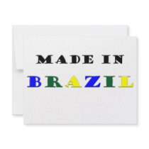 Made in Brazil invitations