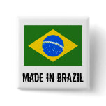 Made in Brazil square button