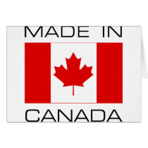 Made In Canada Card