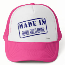 Made in Central African Republic hats