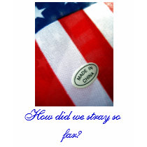 Made-in-China-American-Flag, How did we stray s... t-shirts