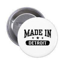 Made In Detroit Pins