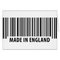 made in england bar code barcode cards by Tomaniac made in england bar code barcode cards