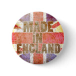 Made in England Pinback Buttons