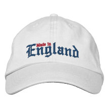 Made In England Embroidered Hats