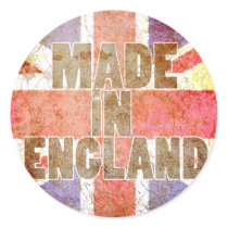 Made in England stickers