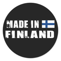 Made in Finland Round Sticker