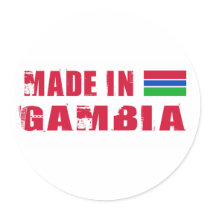 Made in Gambia Stickers