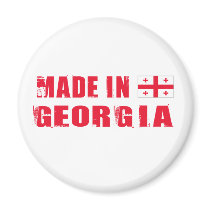 Made in Georgia magnets by repofcountries Made in Georgia magnets
