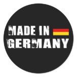 Made in Germany Round Sticker