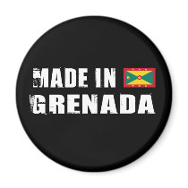 Made in Grenada Fridge Magnet