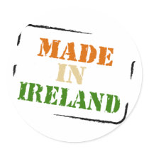 Made in Ireland stickers