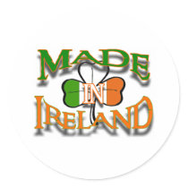 MADE IN IRELAND stickers