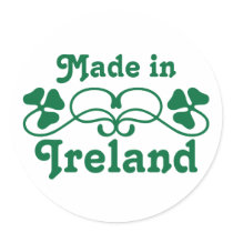 Made In Ireland stickers