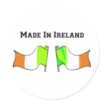 Made In Ireland stickers