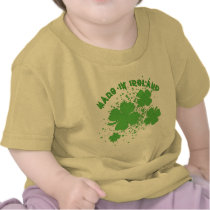 Made In Ireland with Shamrocks Products t-shirts
