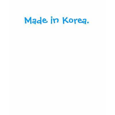 made in korea t shirt