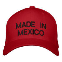 MADE IN MEXICO EMBROIDERED HAT