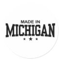 Made In Michigan stickers by magarmor Made In Michigan stickers