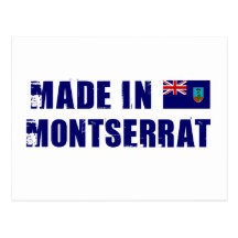 Made in Montserrat Post Card