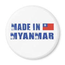 Made in Myanmar Refrigerator Magnet