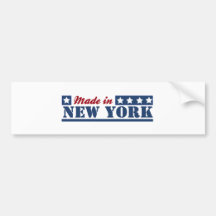 Made In New York Bumper Stickers