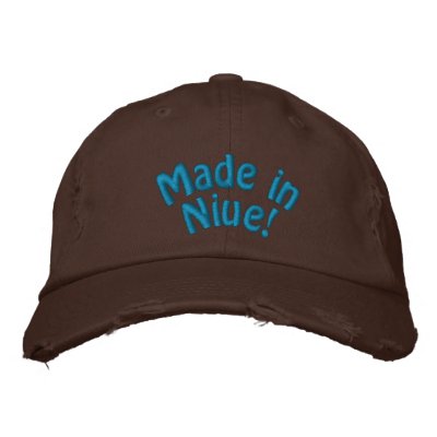 "Made in Niue!" Baseball Cap by lynnleef