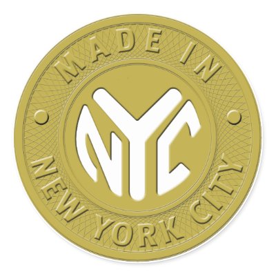 new york city subway tokens. MADE IN NYC Stickers by