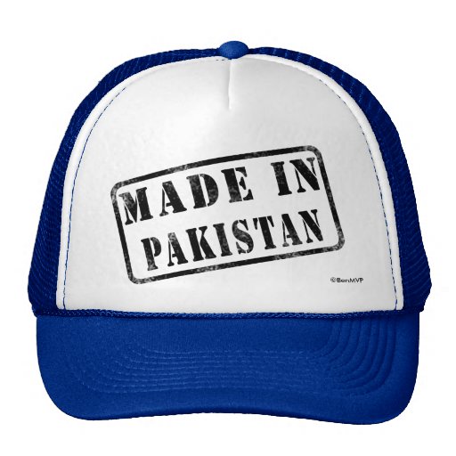 Made in Pakistan Trucker Hat Zazzle