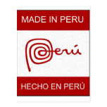 Made In Peru Post Cards