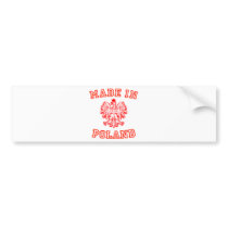 Made In Poland Bumper Stickers