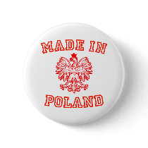 Made In Poland Pinback Button