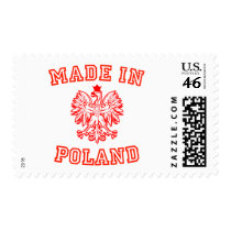 Made In Poland Postage Stamp