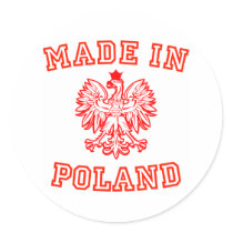Made In Poland Stickers