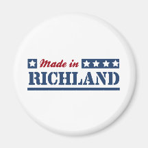 Made in Richland Refrigerator Magnets