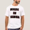 Made in Samoa (Red Rim) t-shirts