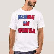 Made in Samoa (Samoa Flag) t-shirts