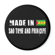 Made in Sao Tome and Principe magnets